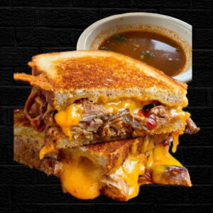 Grill cheese birria sandwich